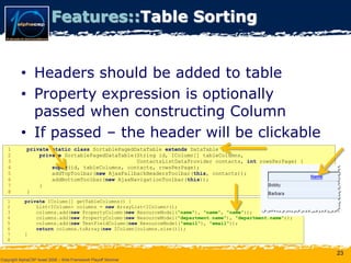 Wicket Presentation @ AlphaCSP Java Web Frameworks Playoff 2008
