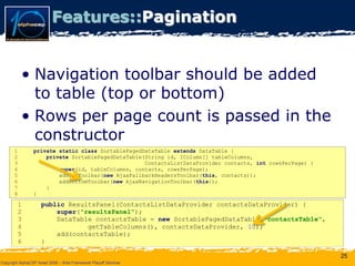 Wicket Presentation @ AlphaCSP Java Web Frameworks Playoff 2008