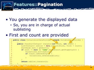 Wicket Presentation @ AlphaCSP Java Web Frameworks Playoff 2008