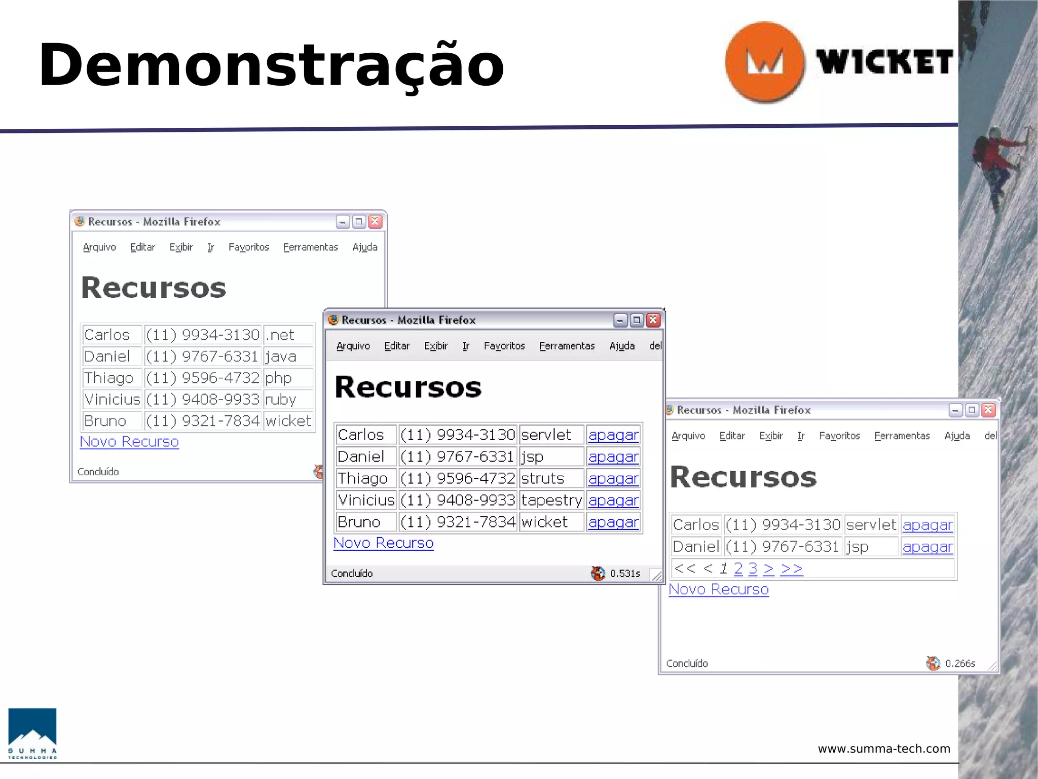 Wicket - Brincando com Objetos