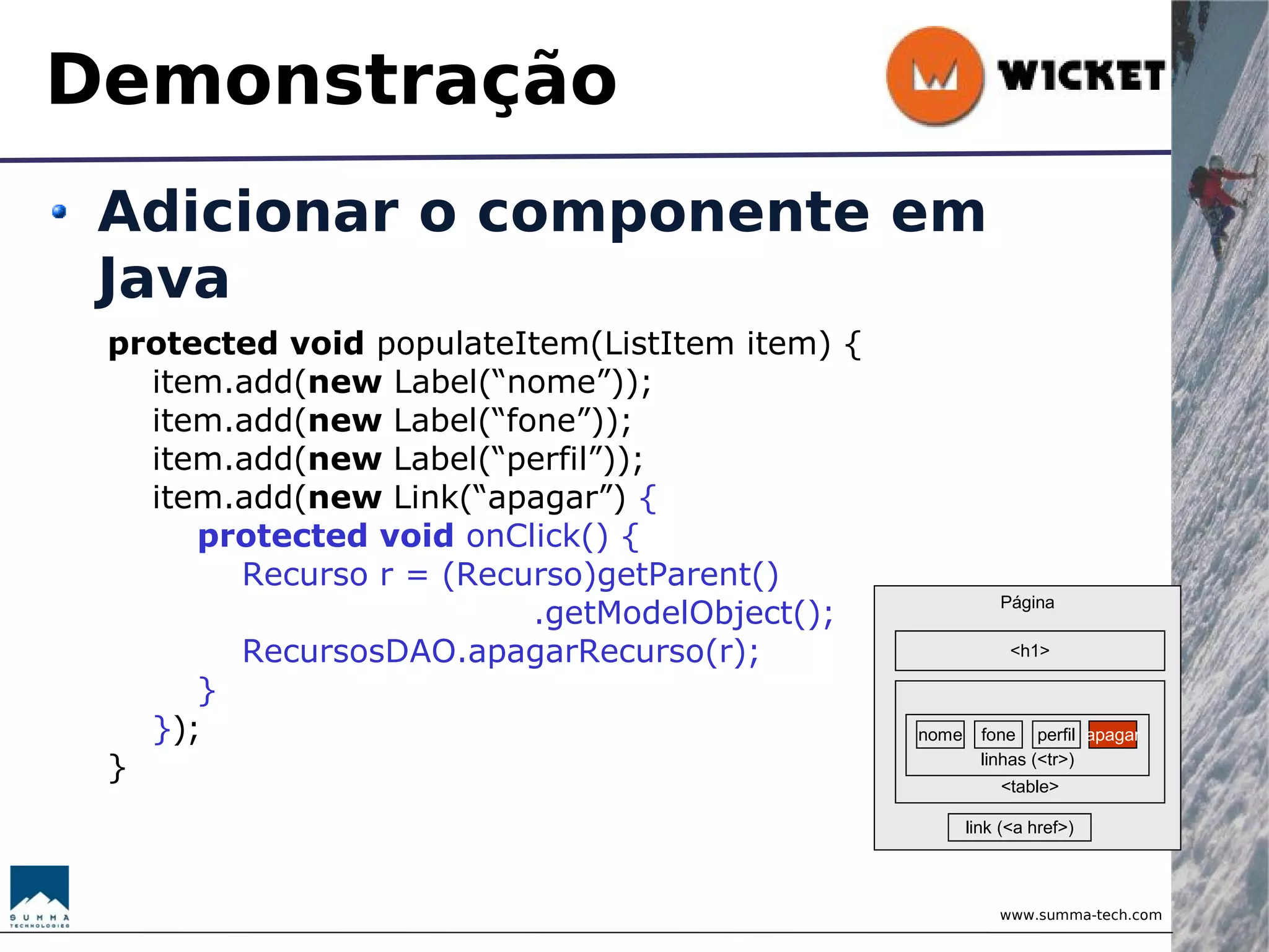 Wicket - Brincando com Objetos