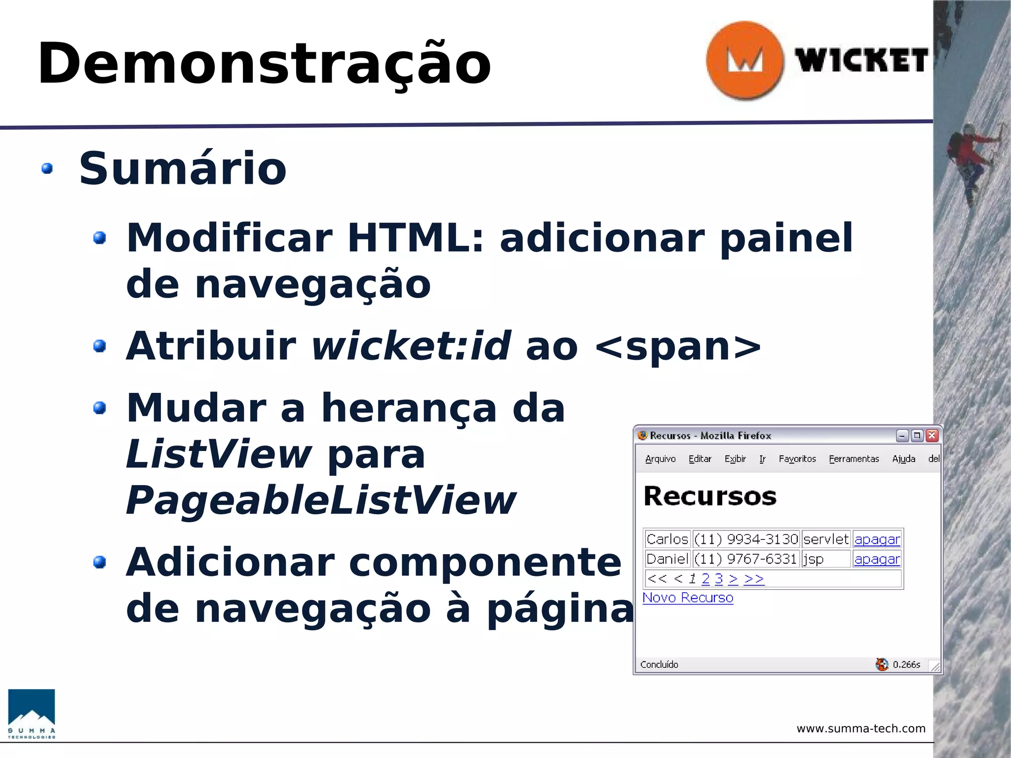 Wicket - Brincando com Objetos