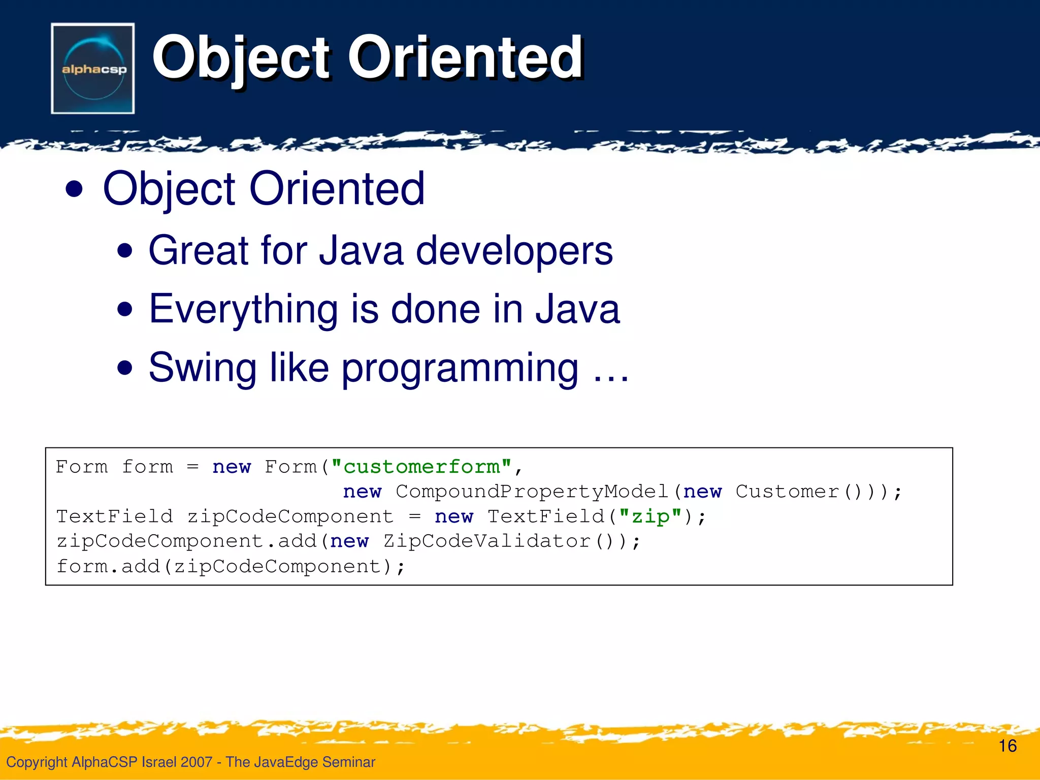 Wicket Deliver Your Webapp On Time