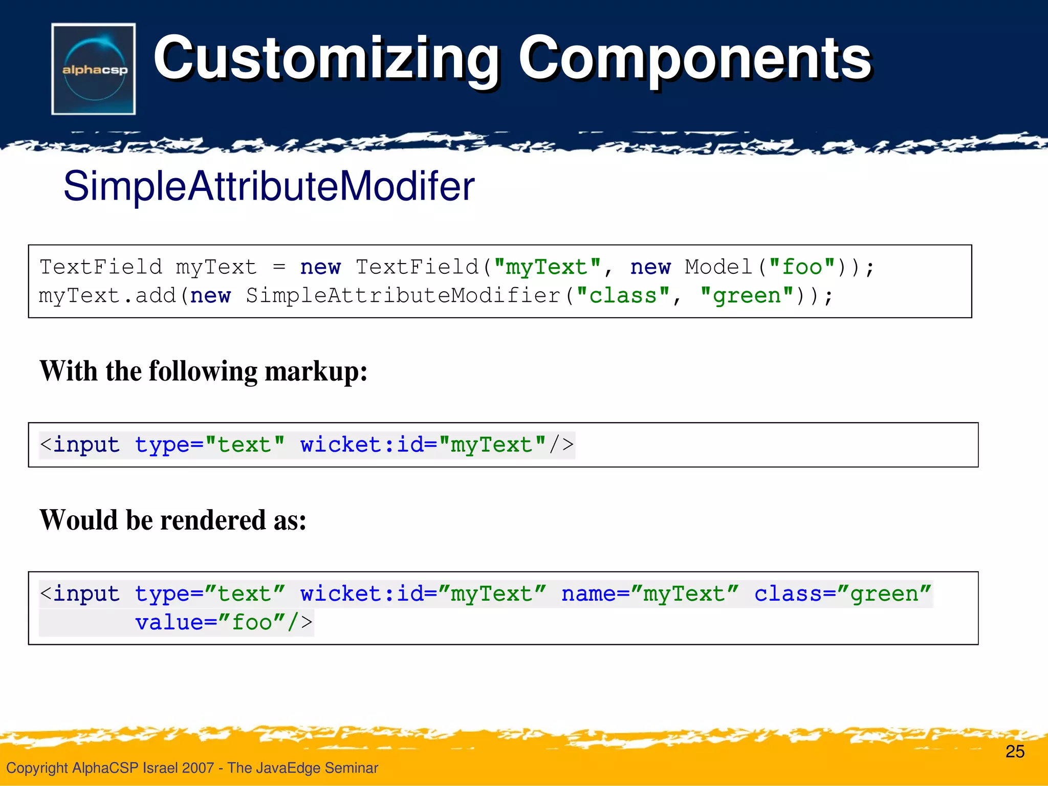 Wicket Deliver Your Webapp On Time
