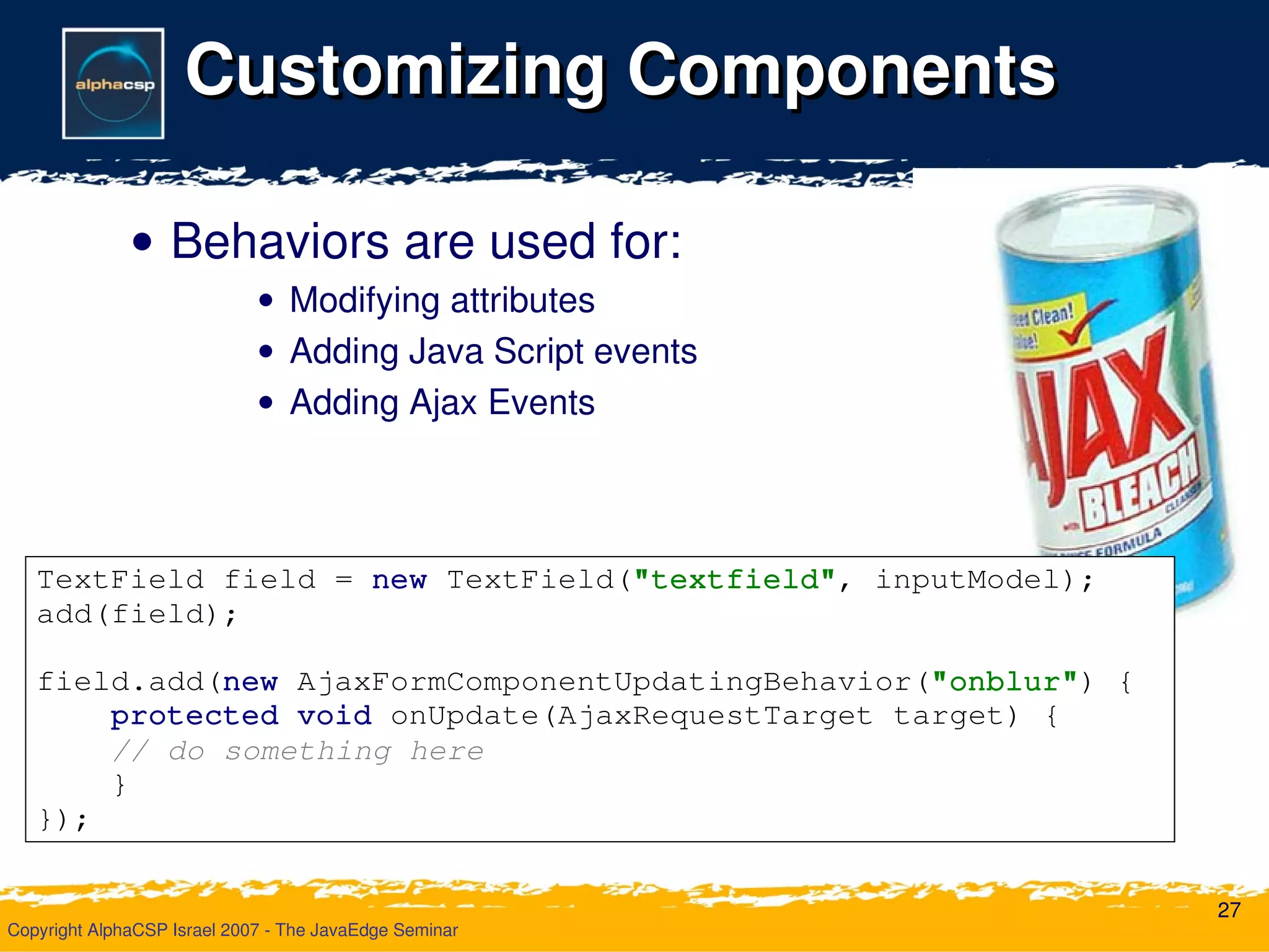 Wicket Deliver Your Webapp On Time