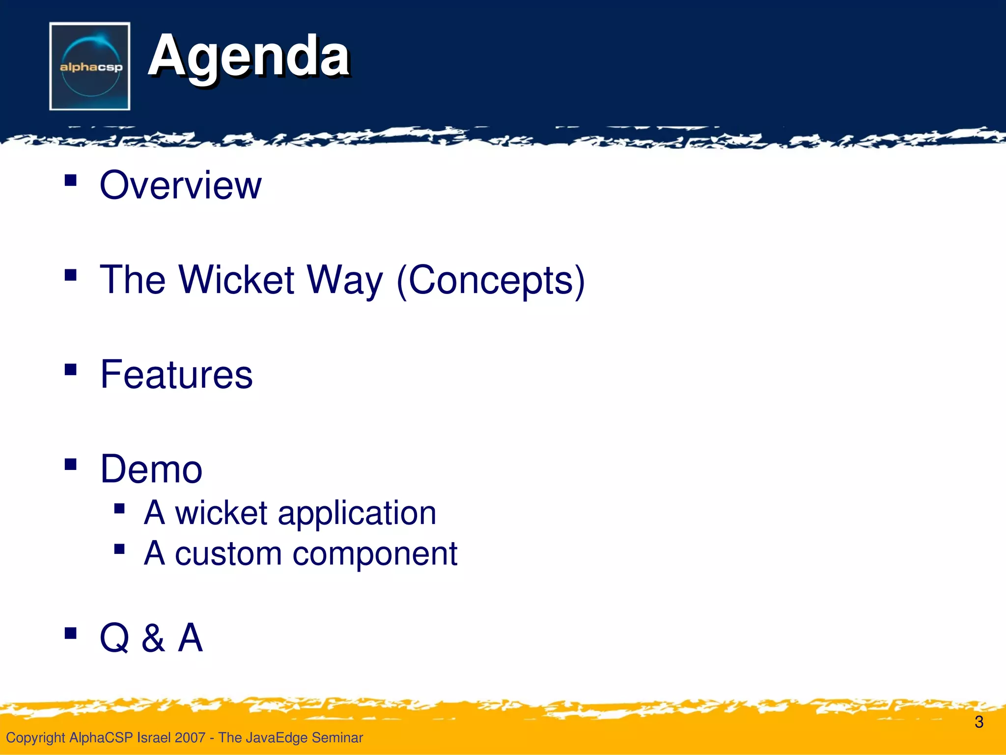 Wicket Deliver Your Webapp On Time
