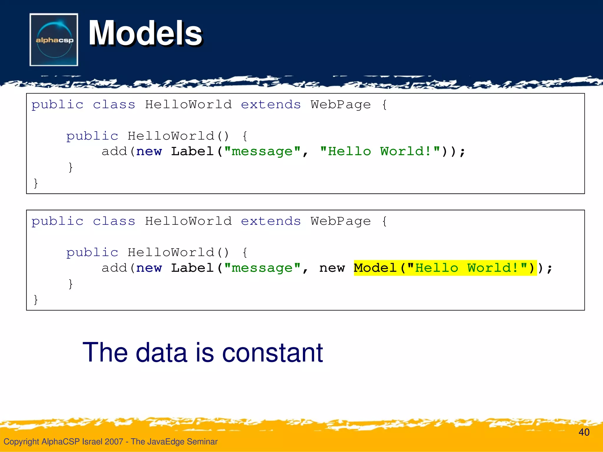 Wicket Deliver Your Webapp On Time