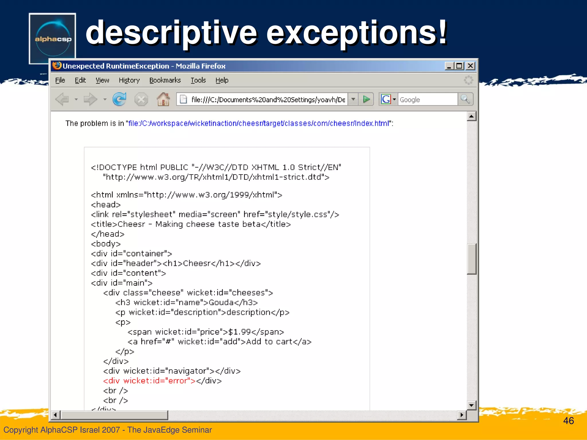 Wicket Deliver Your Webapp On Time