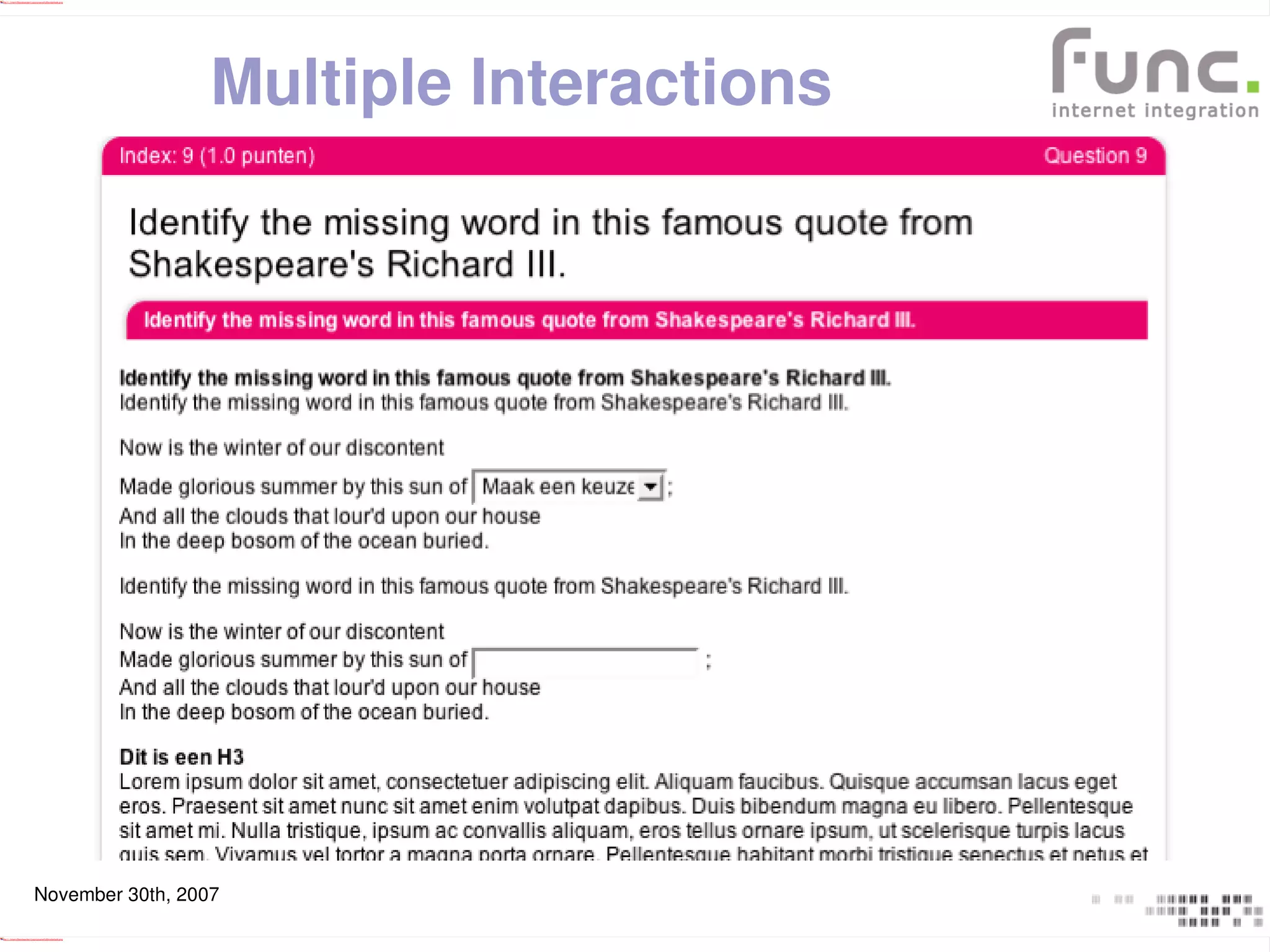 Wicket Dynamic Components