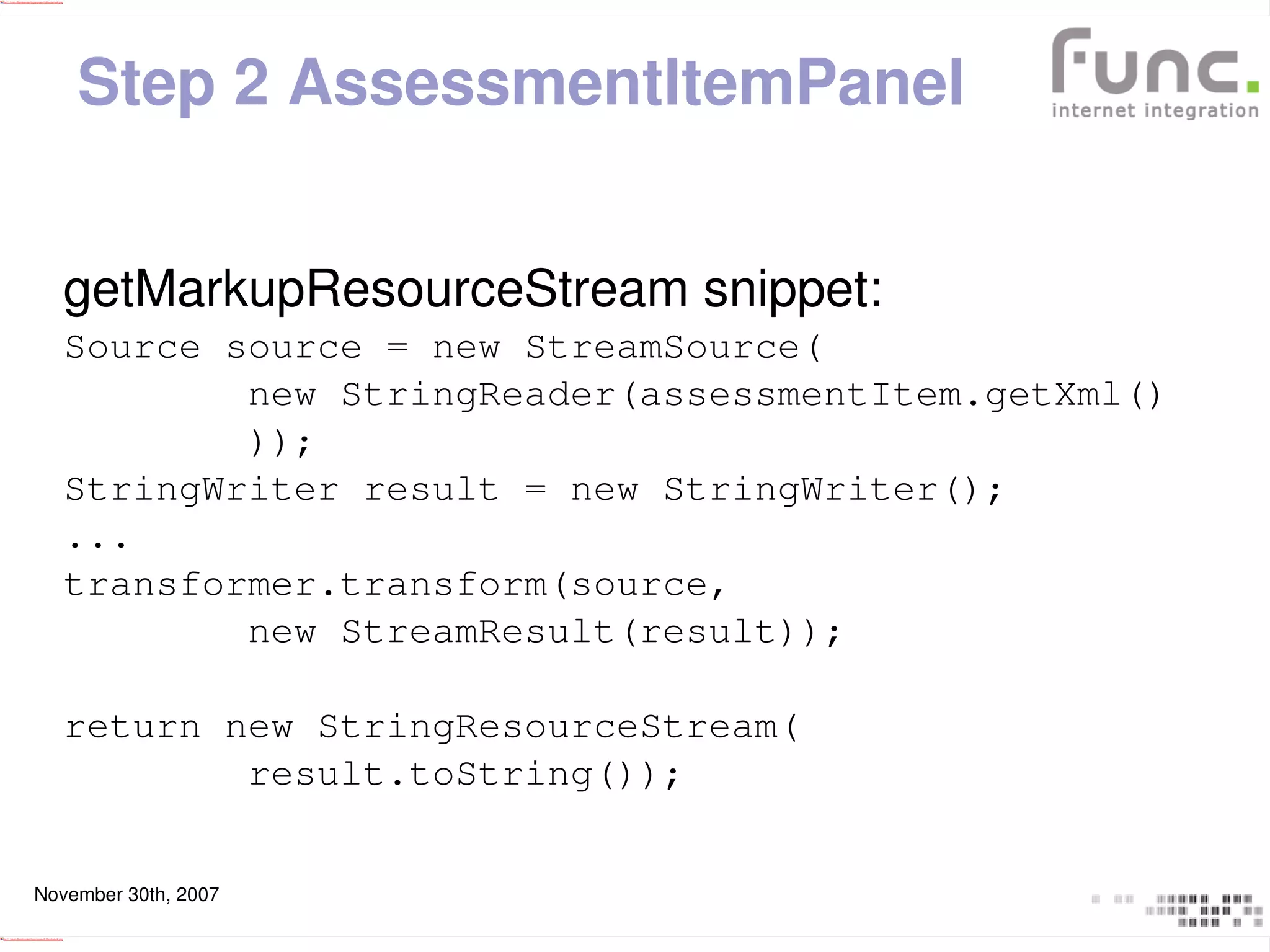 Wicket Dynamic Components
