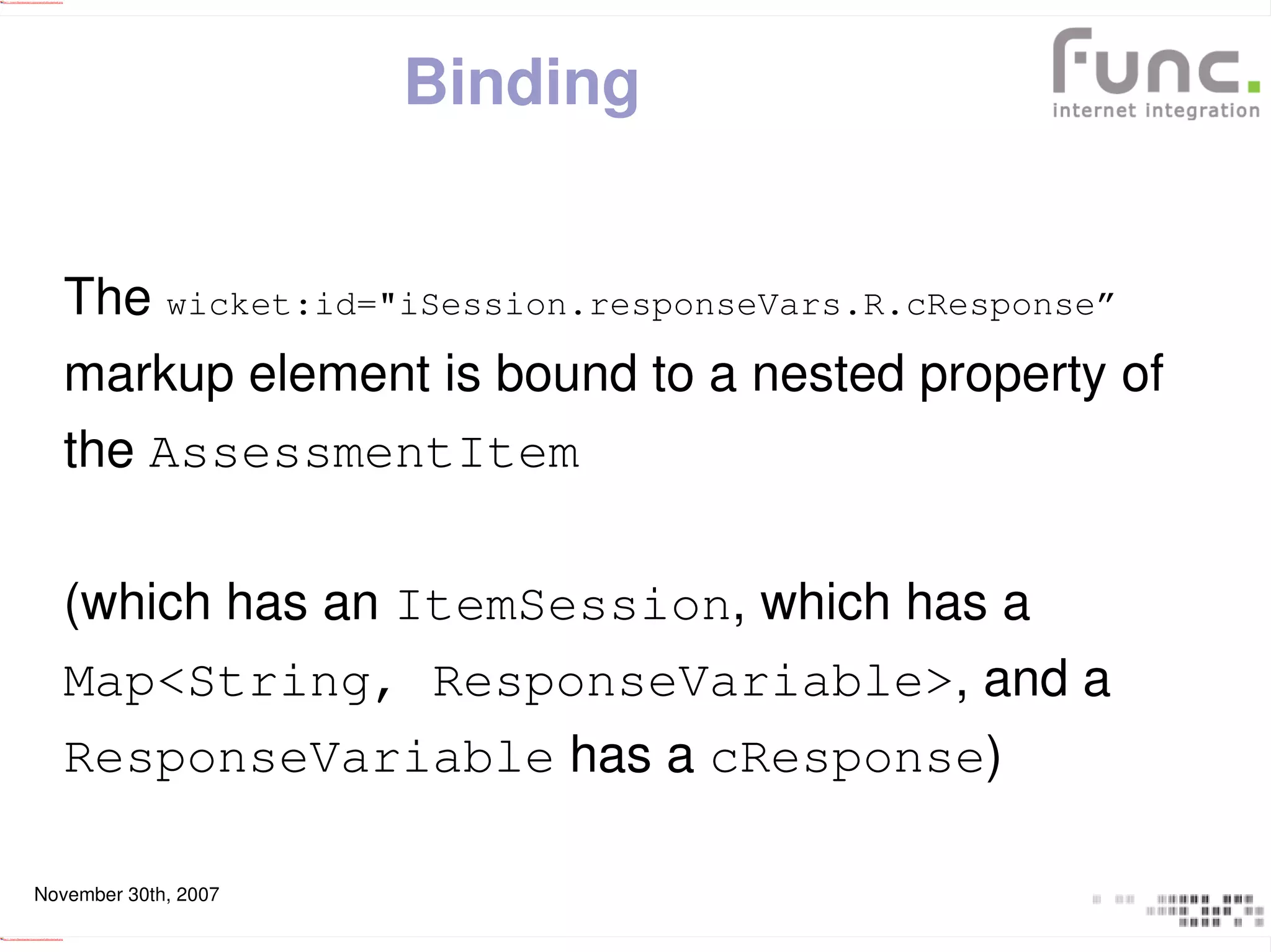 Wicket Dynamic Components