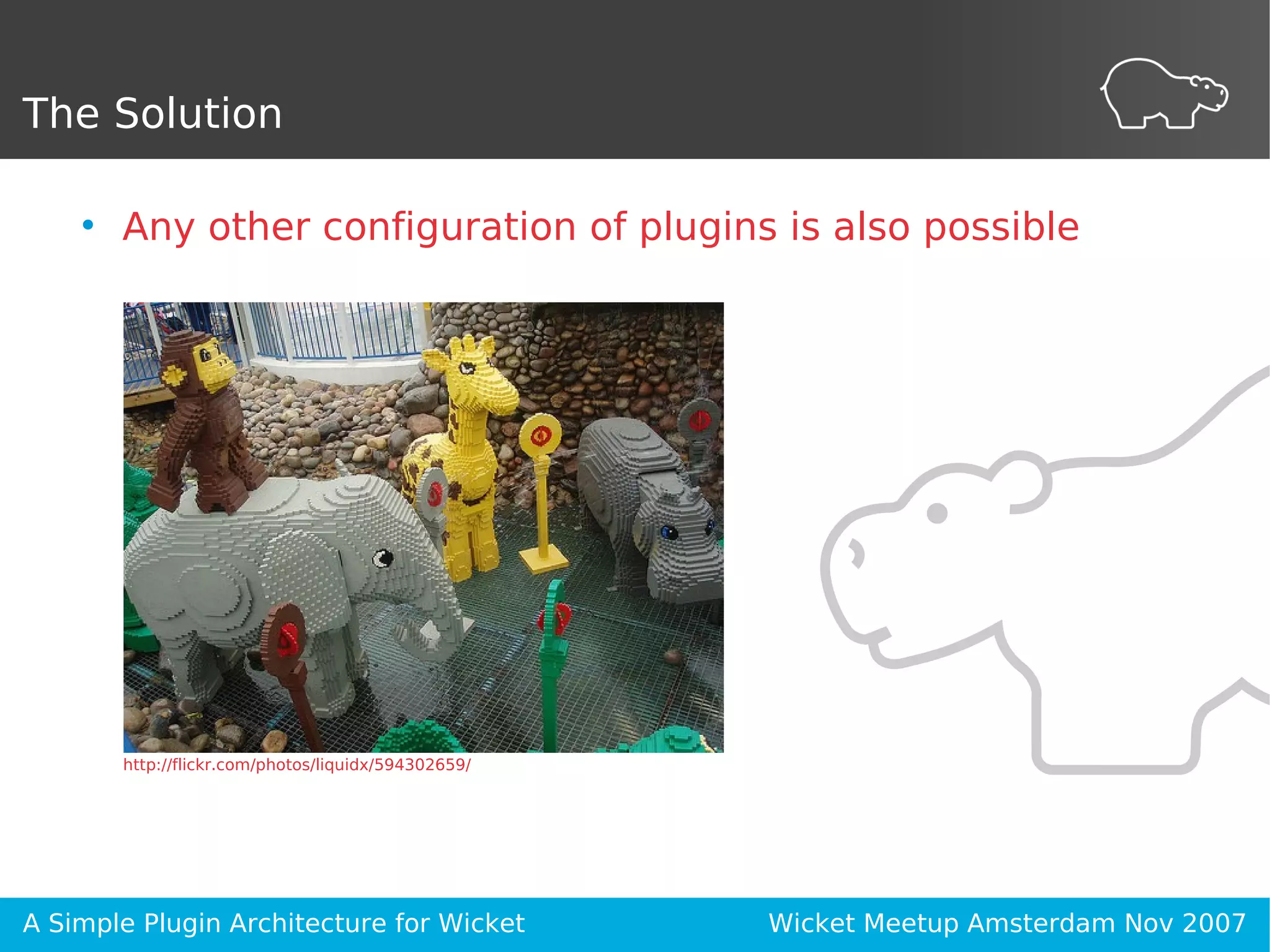 A Simple Plugin Architecture for Wicket