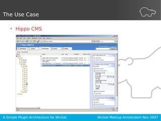 A Simple Plugin Architecture for Wicket