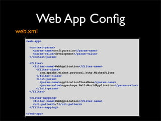 Apache Wicket Web Framework | PDF