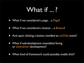 Apache Wicket Web Framework | PDF