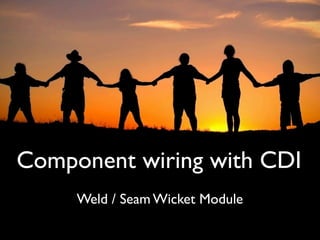 Component wiring with CDI
     Weld / Seam Wicket Module
 