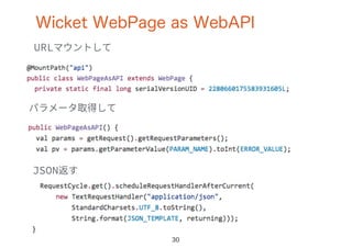 Wicket WebPage as WebAPI
30
 