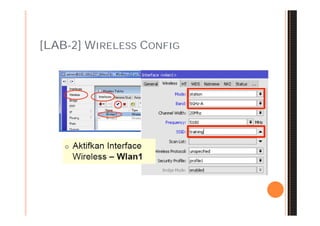 [LAB-2] WIRELESS CONFIG
 