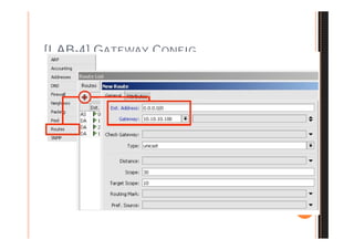 [LAB-4] GATEWAY CONFIG
 
