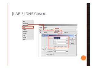 [LAB-5] DNS CONFIG
 