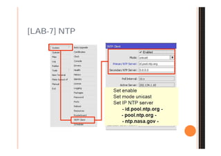 [LAB-7] NTP
 