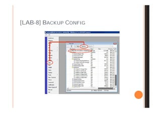 [LAB-8] BACKUP CONFIG
 