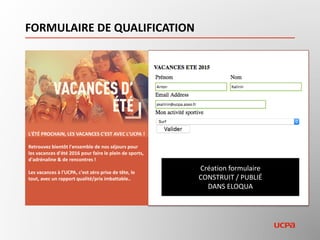 EXEMPLE DE CAMPAGNE
15
Rédaction Email
Template UCPA Responsive
 