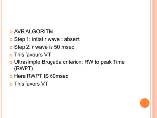 Wide complex tachycardia drneeraj | PPT