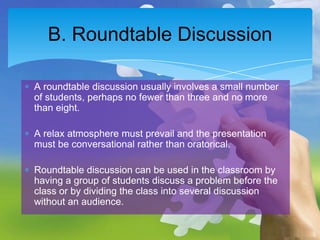 Round Table Learning Strategy Widely applicable teaching models, instructional strategies and | PPTX