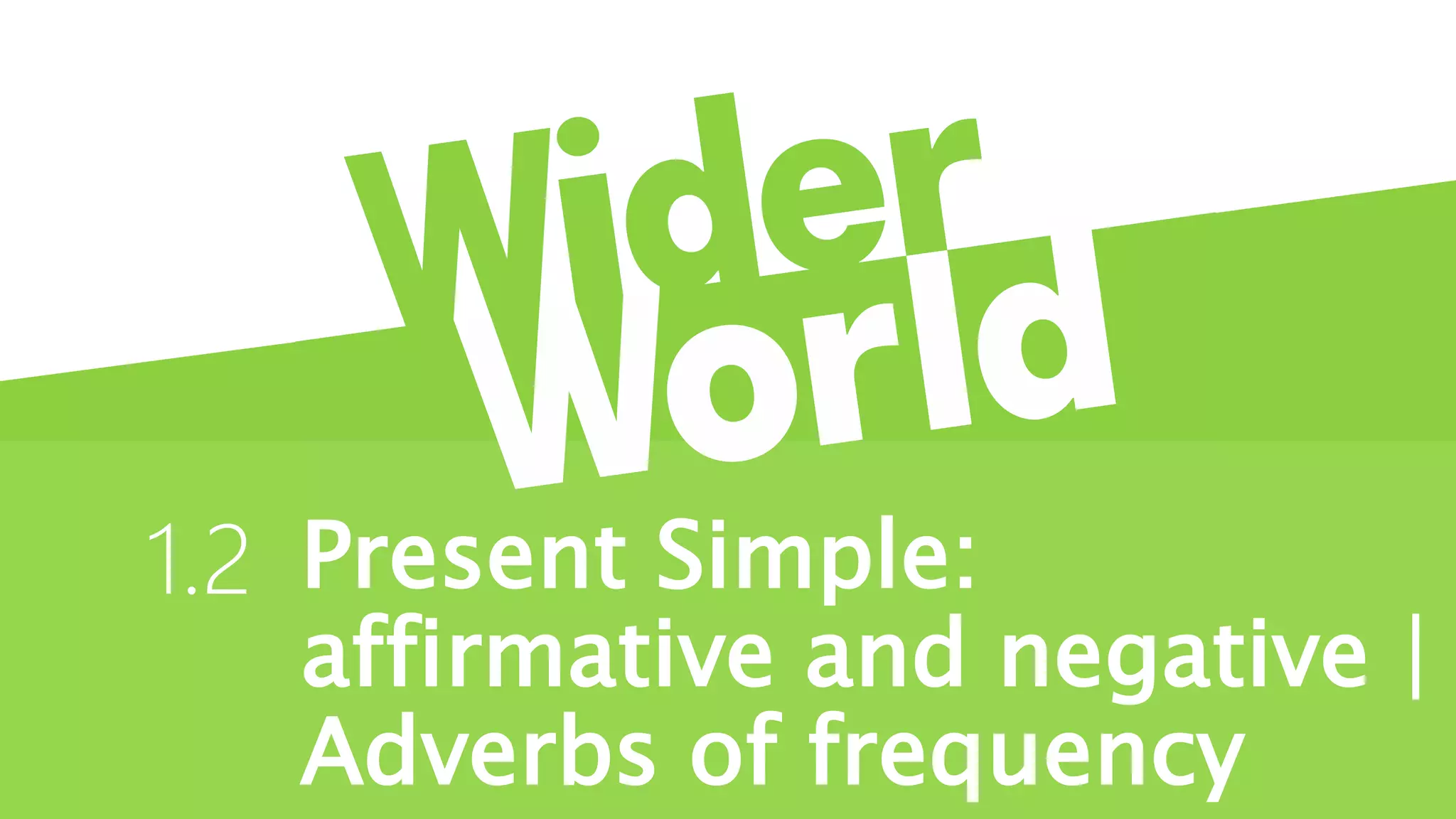 Present simple tense-wider world | PPTX