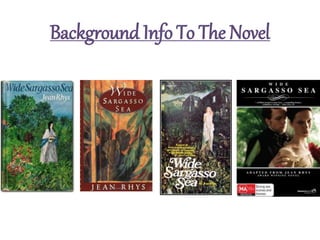 Background Info To The Novel
 