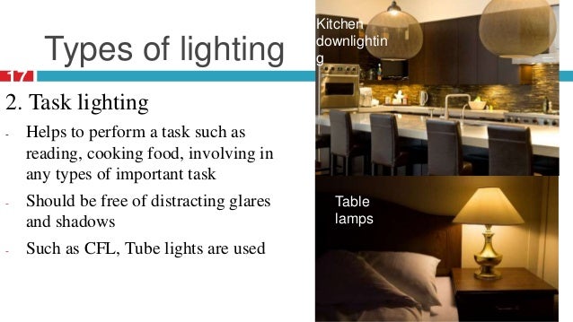 types of task lighting