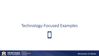 Technology-Focused Examples
 