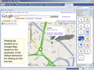 Postcode Plotter Free Widget Dashboard Example | PPT