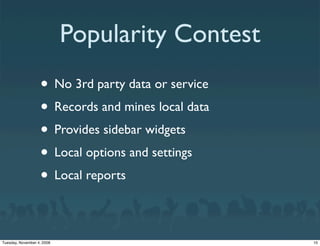WordPress Widgets - Widget Summit 2008