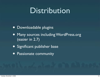WordPress Widgets - Widget Summit 2008