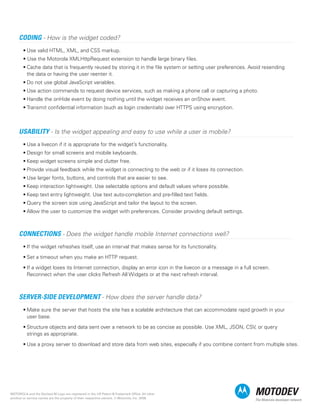 Widget Best Practices Pdf Widget Best Practices Pdf