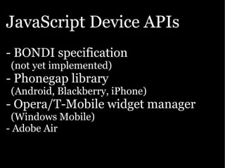 Vodafone Widget Camp