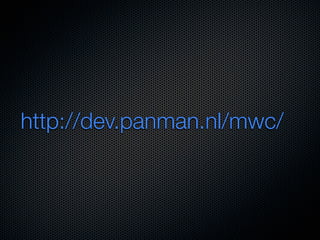 Hello Cats: MobileWidgetCamp talk about mobile widgets