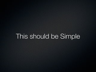 Hello Cats: MobileWidgetCamp talk about mobile widgets