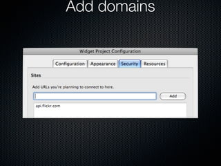 Hello Cats: MobileWidgetCamp talk about mobile widgets