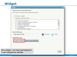 Widget




Een widget - Uw kaart geïntegreerd
in een bestaande website
 