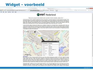 Widget - voorbeeld
 