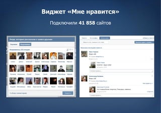 Виджет «Мне нравится»
  Подключили 41 858 сайтов
 