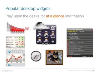 Widgets 101 - The Web Beyond The Page