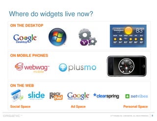 Widgets 101 - The Web Beyond The Page