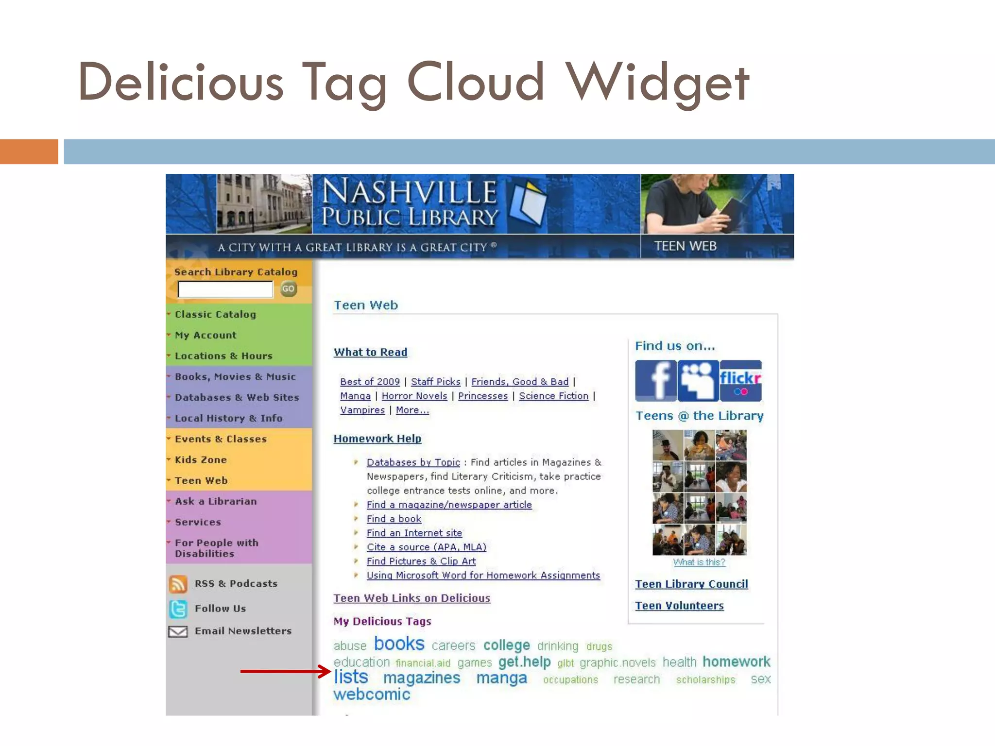 Delicious Tag Cloud Widget
 