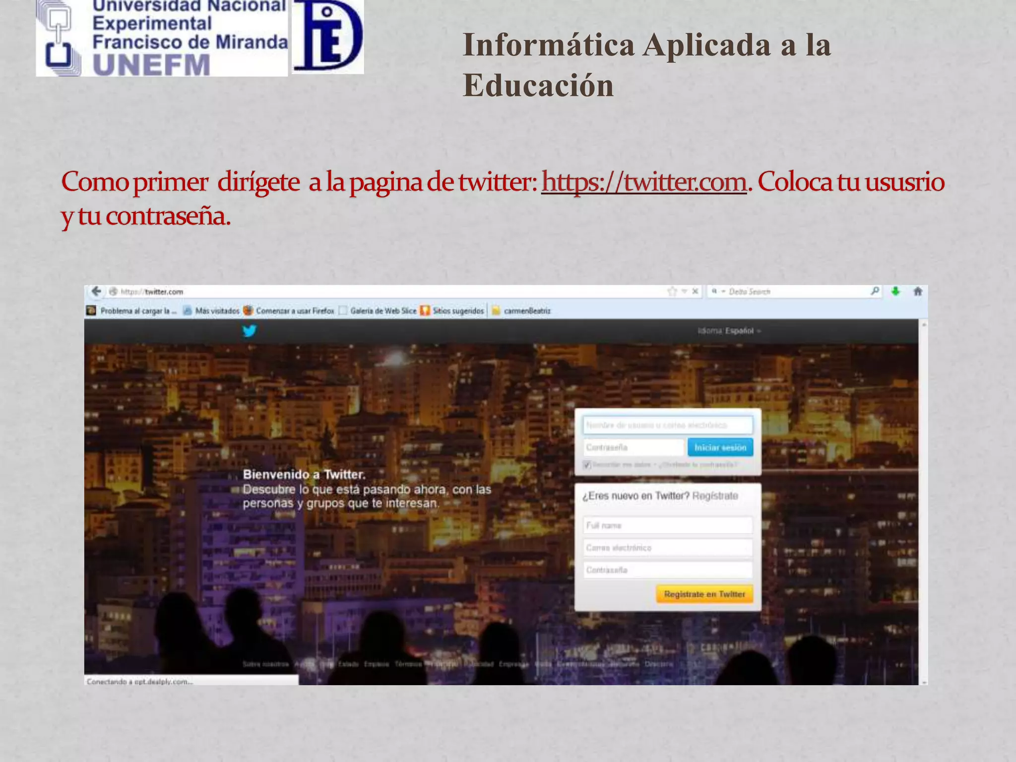 Informática Aplicada a la
Educación