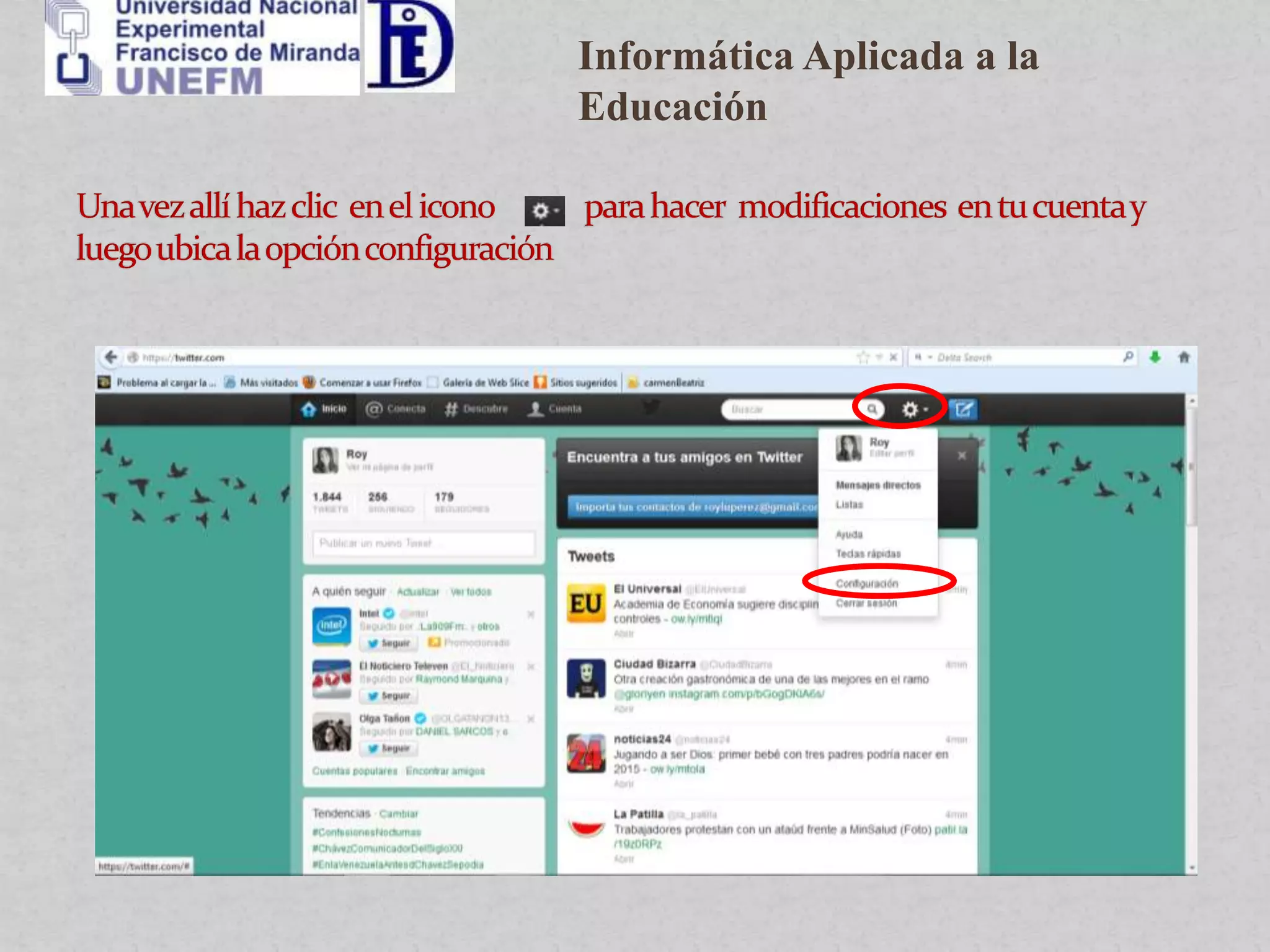 Informática Aplicada a la
Educación