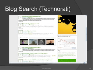 Widgets, Folksonomies, Mashups and Syndication